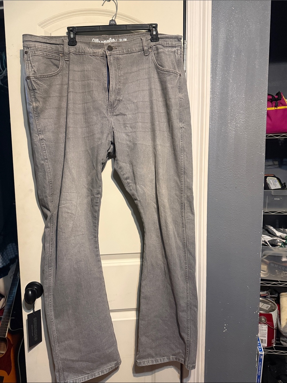 Men's Slim Grey Jeans - wrangler